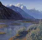 Copper River Autumn Alaskan Art by David Rosenthal